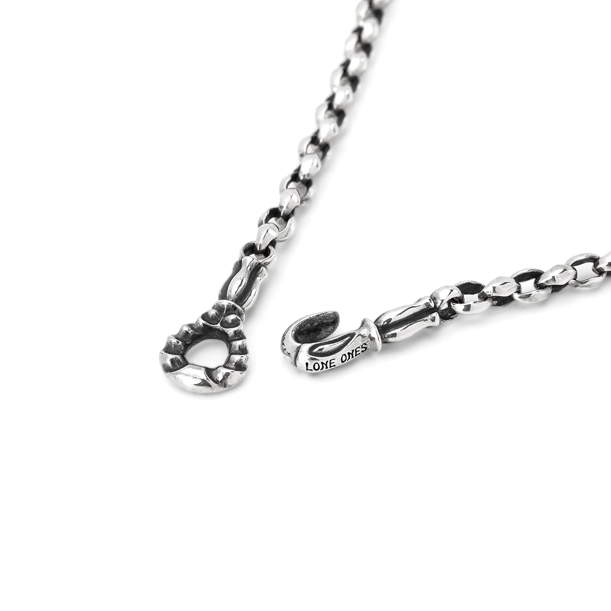 ロンワンズ MFフック L - 4.0mm ミニシルクダブルチェーンブレスレット