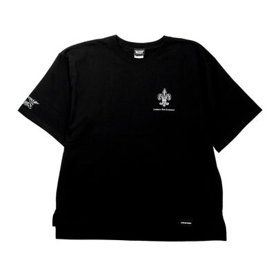 LT ビッグシルエットTシャツ（半袖）/ フレアデリー （ブラック/ホワイト/6.2oz）