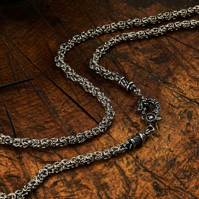 ビザンティンチェーン w/ケルティッククラスプ