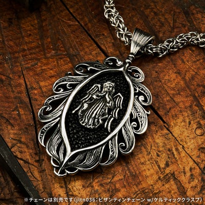 エンブレイスフェザーインレイペンダント w/ガーディアンエンジェル w/スティングレイ