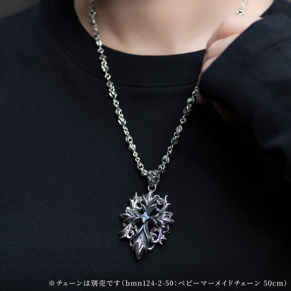 ブラッディマリー アンドロメダペンダント w/ティアフローライト