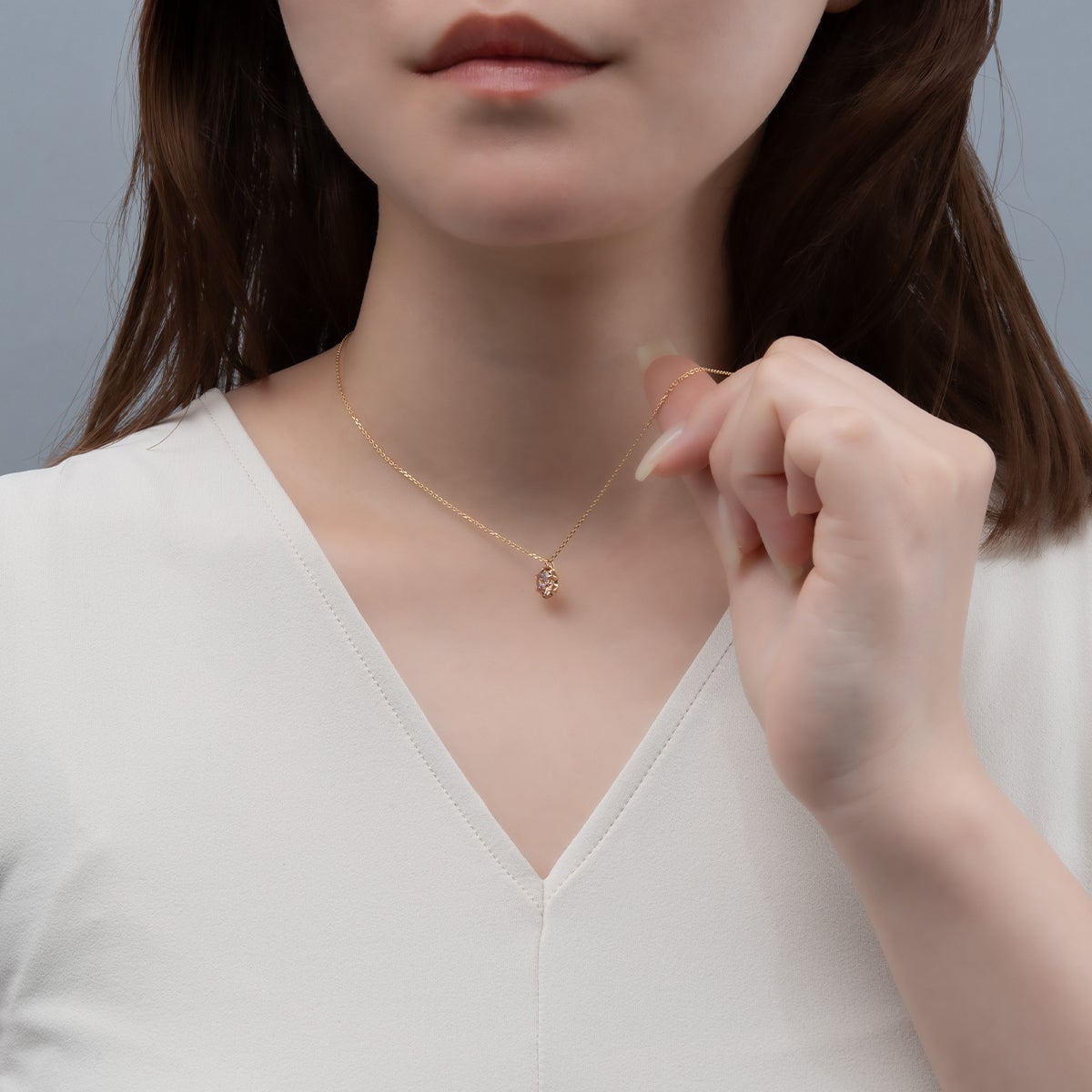 ルメ ピンク1.0ct（IGI鑑定書付）ラボグロウンダイヤモンド K18