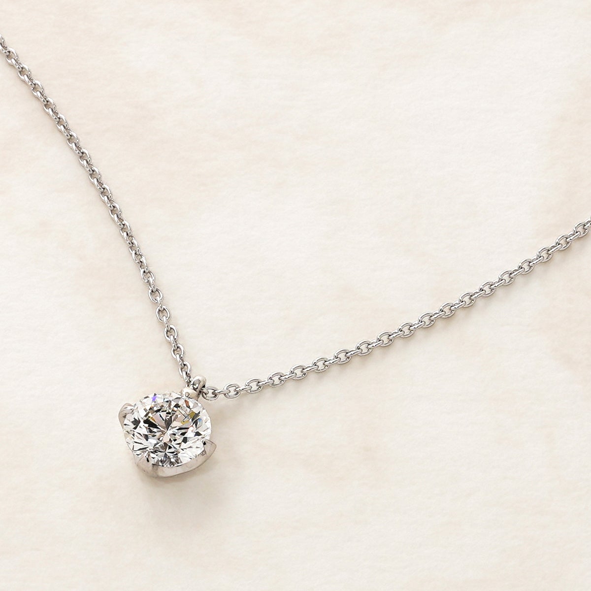ルメ 1.0ct（IGI鑑定書付）ラボグロウンダイヤモンド シルバー