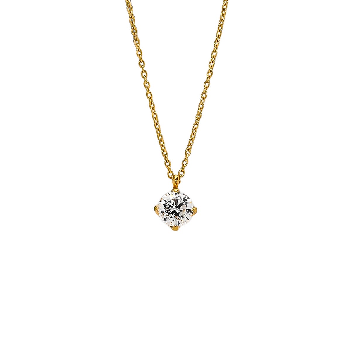 ルメ 0.5ct（IGI鑑定書付）ラボグロウンダイヤモンド シルバー（K18