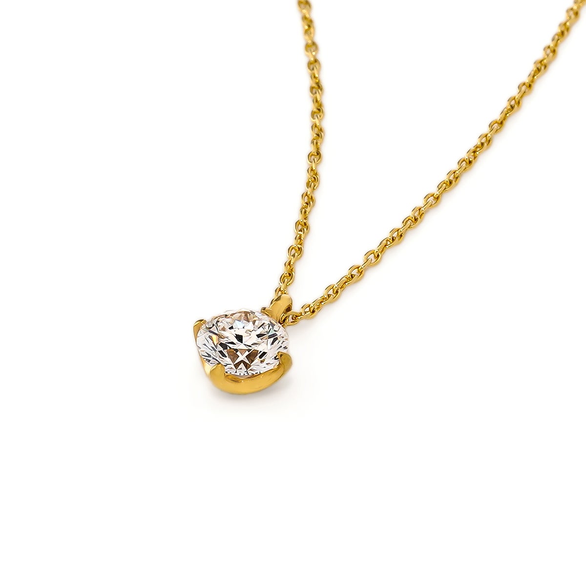 ルメ 0.5ct（IGI鑑定書付）ラボグロウンダイヤモンド シルバー（K18