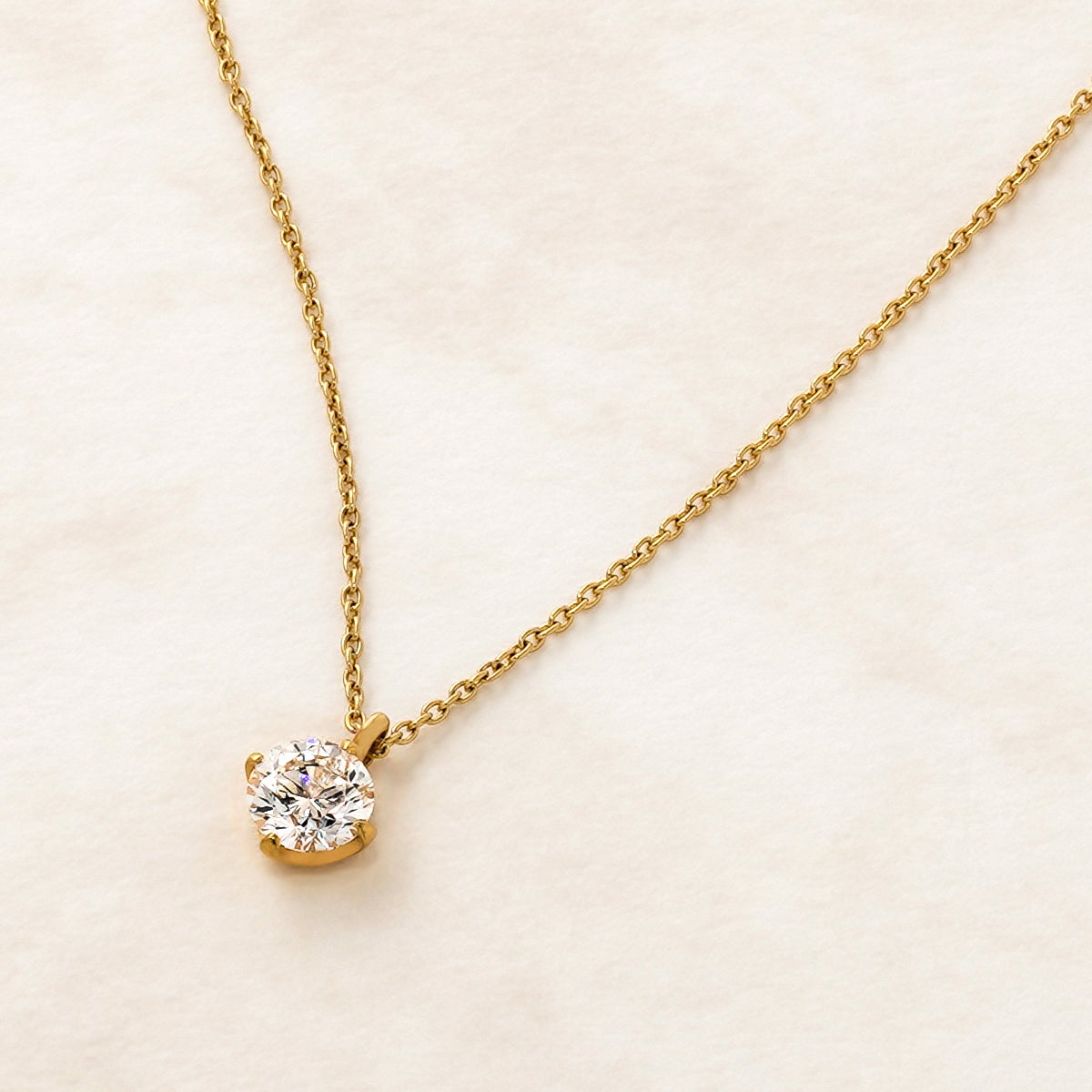 ルメ 0.5ct（IGI鑑定書付）ラボグロウンダイヤモンド シルバー（K18