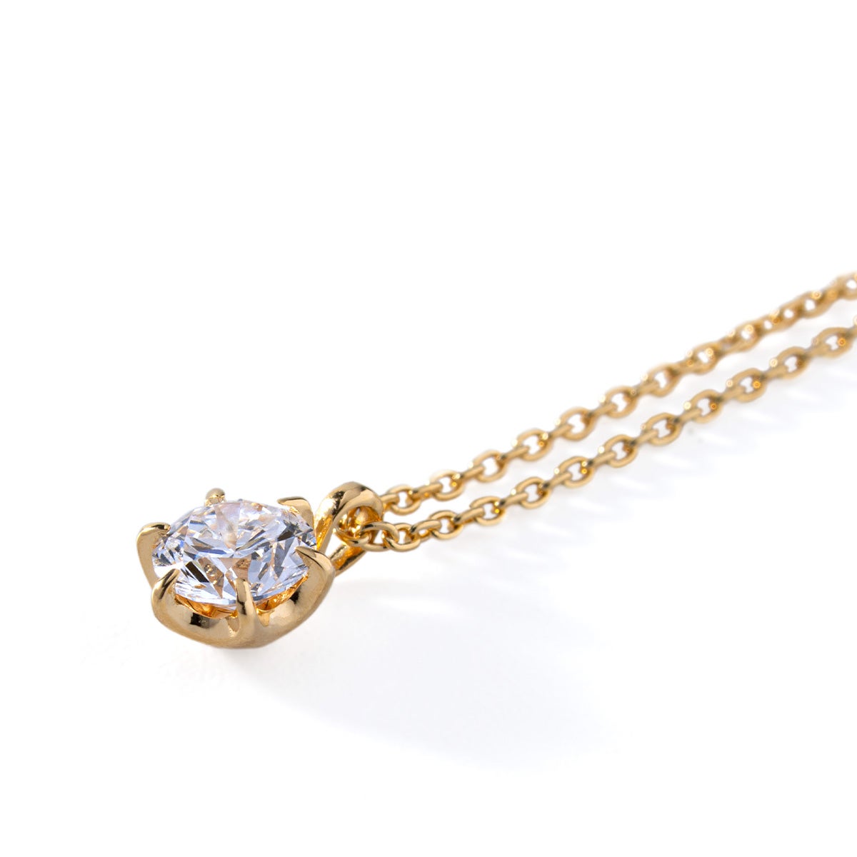 ルメ 0.3ct ラボグロウンダイヤモンド シルバー（K18コーティング） 一